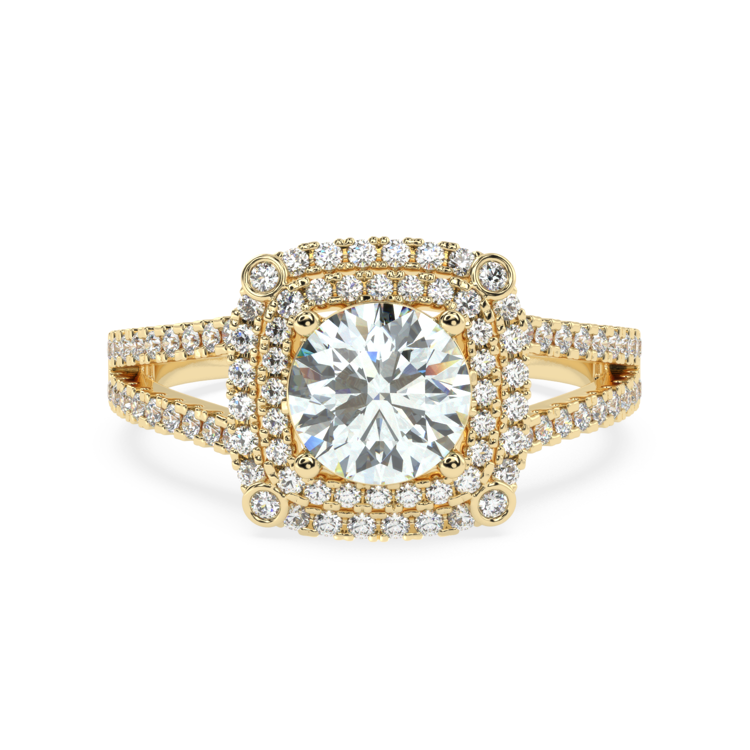 Buy 1.29Ct Fancy Natural Diamond Ring in Gold |SolitaireKart